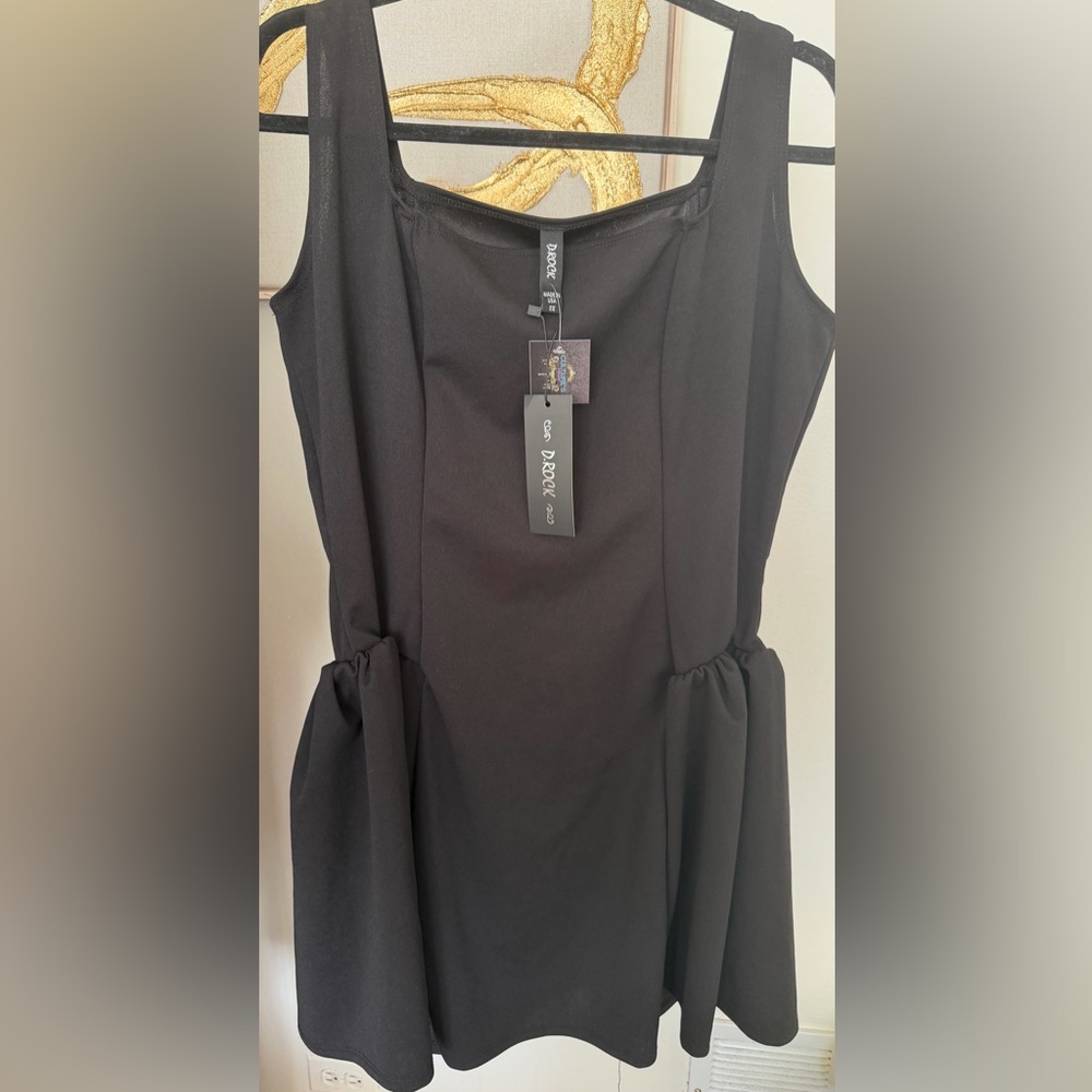 Black Sleeveless Dress Size 2X